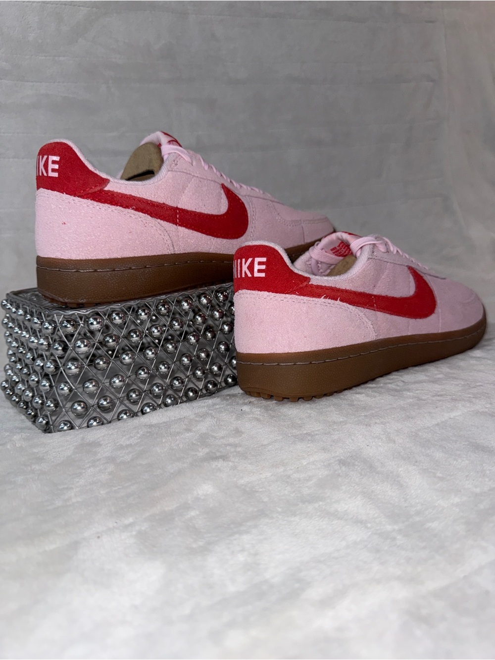 Nike Cortez TXT Pink Red White Sz 6.5Y 8Women. Style HF9994-600 - Picture 15 of 16